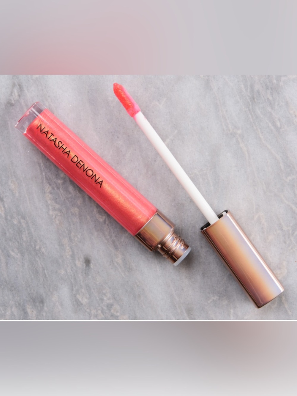 Natasha Denona Lip Gloss Lip Oh-Phoria - Duo Chrome Coral